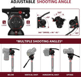 iFootage Komodo K5 Fluid Video Head for Camera Tripod Monopod Mount Holder IF-K5