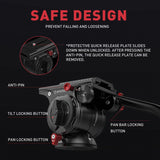 iFootage Komodo K5 Fluid Video Head for Camera Tripod Monopod Mount Holder IF-K5
