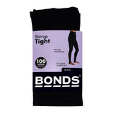 Bonds Stirrup Tights Leggings Womens Pantyhose Stockings 100 Denier Black HXKC1N