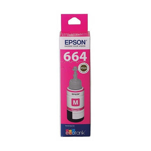 Epson T664 Magenta EcoTank 664 Ink Toner Bottle C13T664392 Genuine Original