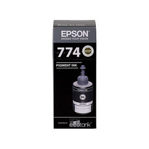 Epson T774 Black EcoTank 774 Pigment Ink Toner Bottle C13T774192 Genuine Original