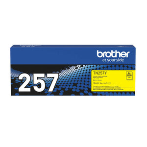 Brother TN257 Yellow Ink Cartridge Toner TN-257Y Genuine Original