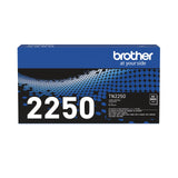 Brother TN2250 Black High Yield Ink Toner Cartridge TN-2250 Genuine Original