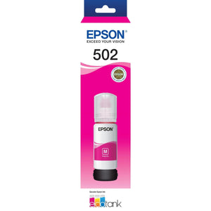 Epson T502 Magenta EcoTank 502 Ink Toner Bottle C13T03K392 Genuine Original