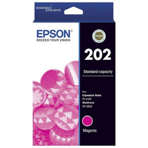 Epson 202 Magenta Ink Cartridge Toner C13T02N392 Genuine Original