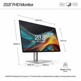 HP Series 7 PRO 724PF 23.8" FHD IPS 16:9 1920x1080 100Hz PC Monitor 8X530AA