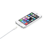 3 Pack 20cm Short Data Transfer Charger Charging USB Cable Cord for Apple iPhone iPad iPod Bulk White TPE Plastic