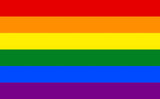 LGBTQ Colourful Rainbow Gay Lesbian Pride Flag Mens White T Shirt Tee Top