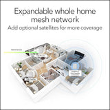 NETGEAR Orbi AX1800 Dual Band Mesh WiFi 6 System Router Satellite 2 PacK RBK352