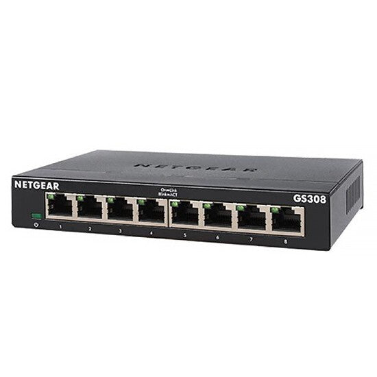 NETGEAR SOHO 8-Port Gigabit Ethernet Unmanaged Essentials Switch GS308-300AUS