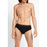 8 Pack Bonds Hipster Briefs Mens Plus Size Undies Underwear Black Bulk Comfy Cotton MVY94W