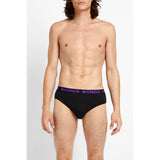 8 Pack Bonds Hipster Briefs Mens Plus Size Undies Underwear Black Bulk Comfy Cotton MVY94W