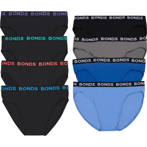 Bonds 8 Pack Hipster Briefs Mens Plus Size Comfy Cotton Undies Underwear Bulk MVY94W