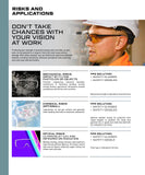 Portwest Anti Blue Light Blocker Blocking Safety Glasses Computer Gaming Filter Work Protective Goggles Eyewear PS17BRR Eye Protection