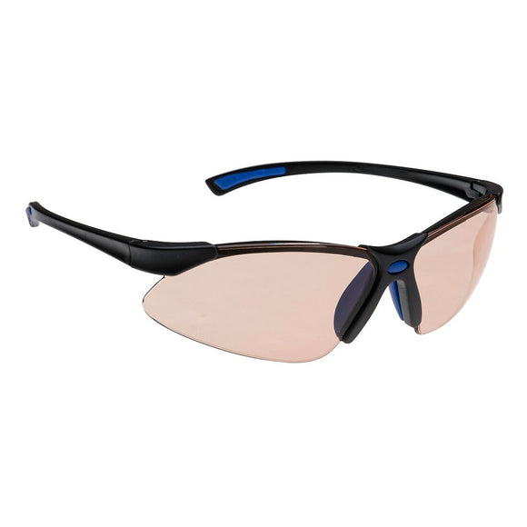 Portwest Anti Blue Light Blocker Blocking Safety Glasses Computer Gaming Filter Work Protective Goggles Eyewear PS17BRR