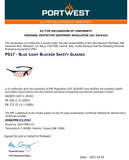Portwest 2pcs Anti Blue Light Blocker Work Safety Blocking Computer Glasses Bulk Gaming Filter Protective Goggles Eyewear PS17BRR Eye Protection