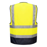 10x Portwest Hi Vis Vest Safety Reflective Tape High Visibility Workwear Bulk Contrast Yellow Class D/N Day & Night