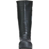 Portwest Total Safety Gumboot Steel Cap Toe PVC Wellington Gum Boots Work Shoes Waterproof Black FW95