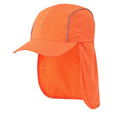 5 Pack Portwest Breathable Sun Shield Cap Reflective Safety Work Hat Neck Protection Shade Visor Orange Bulk