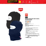 2 Pack Portwest Modaflame Knit Fire Flame Resistant Balaclava Black Head Full Face Mask Protection PPE Anti-Static Bulk FR18
