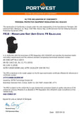 2 Pack Portwest Modaflame Knit Fire Flame Resistant Balaclava Black Head Full Face Mask Protection PPE Anti-Static Bulk FR18