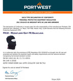 7x Portwest Modaflame Knit Anti-Static FR Fire Flame Resistant Balaclava Full Face Mask Head Protection FR18 Beanie Warm Hood Navy Bulk PPE