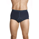 3 Pack Jockey Y Front Briefs Mens Comfy Cotton Underwear Undies Boxer Bulk Navy