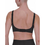 2x Sloggi Zero Feel 2.0 Soft Bra Invisible Comfort Womens Crop Tops Wire Free Wireless Black Padded Bulk