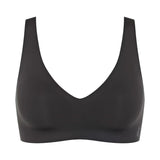 2x Sloggi Zero Feel 2.0 Soft Bra Invisible Comfort Womens Crop Tops Wire Free Wireless Black Padded Bulk