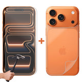 Tempered Glass Screen Protector for Apple iPhone 17 PRO Front and Film Back