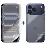 2 Set Soft PET Film Screen Protector for Apple iPhone 17 PRO MAX Front and Back Bulk