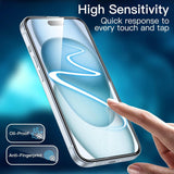 For Apple iPhone 17 Clear Phone Case Cover and Soft Screen Protector Film Guard Clear