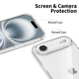 For Apple iPhone 17 AIR Clear Phone Case Cover and Soft Screen Protector Film Guard Clear