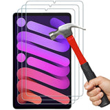 3pcs Tempered Glass Screen Protector for Apple iPad Mini 7th Gen 8.3'' 2024 Bulk Guard