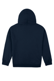 Personalised Mens Custom Printed Hoodie Sweatshirt Logo Text Printing Navy Blue