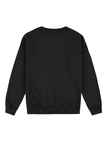 Personalised Mens Custom Printed Sweater Jumper Sweatshirt Logo Printing Black