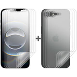 3 Set Soft PET Film Screen Protector Guard for Apple iPhone 17e Front and Back Bulk