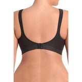 2x Playtex Comfort Revolution Flex Fit Contour Wirefree Wireless Padded Bra Black Bulk