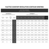 2x Playtex Comfort Revolution Flex Fit Contour Wirefree Wireless Padded Bra White Bulk