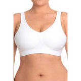 2x Playtex Comfort Revolution Flex Fit Contour Wirefree Wireless Padded Bra White Bulk