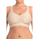 4x Playtex Comfort Revolution Flex Fit Contour Wirefree Wireless Padded Bra Nude Beige Bulk