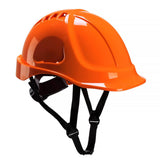 4 Pack Portwest PS55 Endurance Plus Work Safety Helmet Hard Hat Bulk Head Protection Vented Lightweight Adjustable Hi-Vis Yellow/Orange/White/Blue