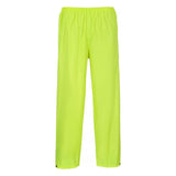 3 Pack Portwest Classic PVC Coated Waterproof Rain Suit Jacket Pants Yellow Raincoat Hooded Bulk