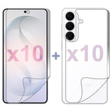 10 Set Soft PET Film Screen Protector for Samsung Galaxy S26 Front and Back Bulk