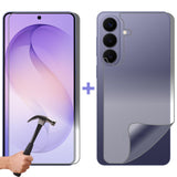 Tempered Glass Screen Protector for Samsung Galaxy S26+ PLUS Front and Back Soft Film