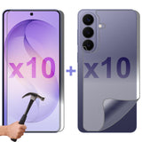 10 Set Tempered Glass Screen Protector for Samsung Galaxy S26+ PLUS Front and Back Soft Film Bulk