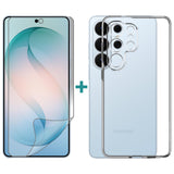 For Samsung Galaxy S26 ULTRA Clear Case Cover and Soft Film Screen Protector