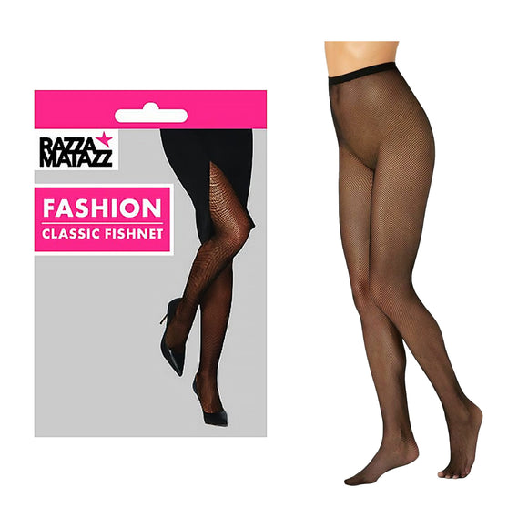RazzaMatazz Fashion Classic Fishnet Tight Womens Pantyhose Stocking Black H80098