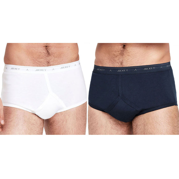 Jockey Y-Front Briefs Mens Comfy Cotton Underwear Undies Boxer Trunks Plus Size