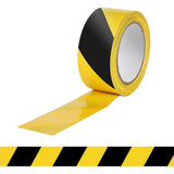 6x 30m Black Yellow Reflective Adhesive Safety Tape Warning Hazard Floor Marking 48mm Bulk Caution Label Sticker